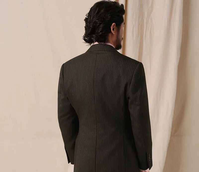 1930s Retro Striped Suit