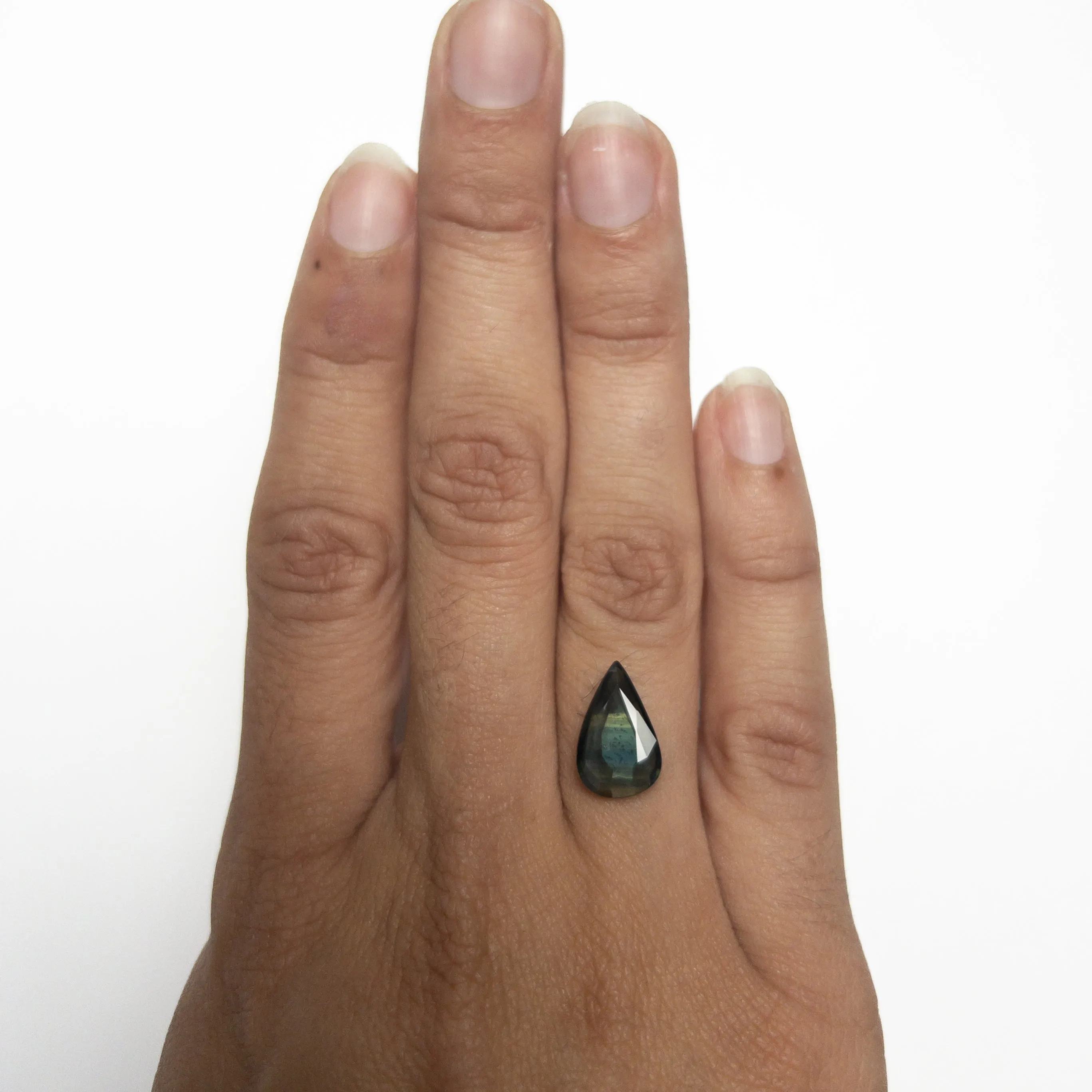 1.98ct Pear shape Portrait cut Sapphire
