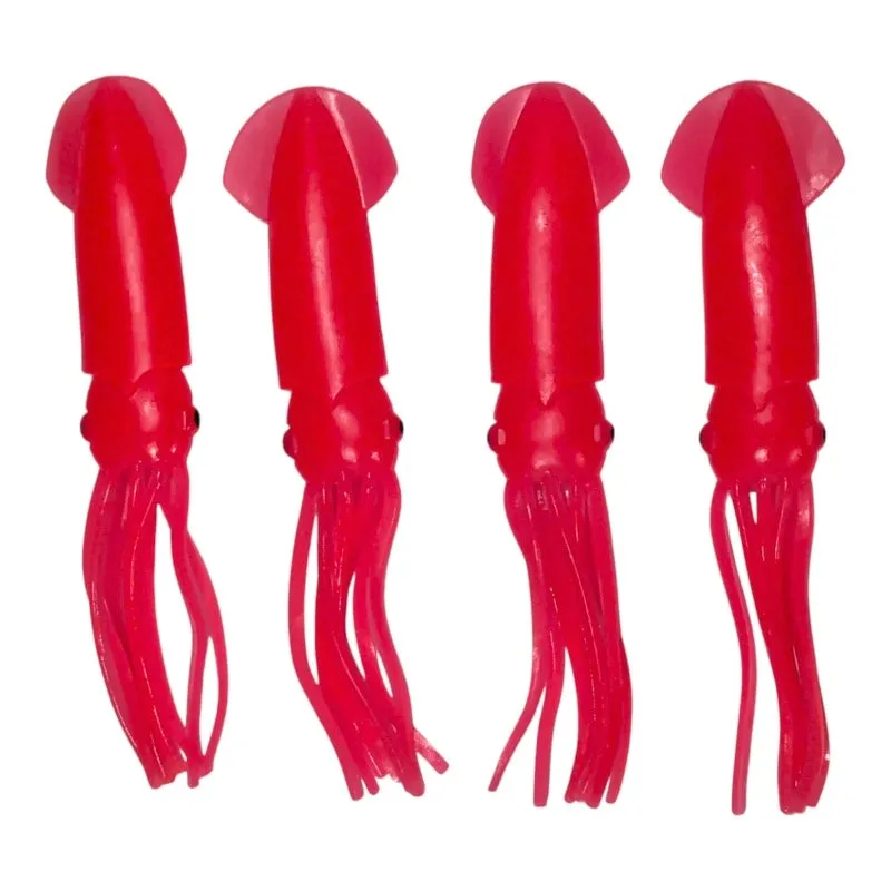 23cm Masterpro Pink or Green & Lumo Squid Skirt Lures – Essential for Game Fishing Trolling Teasers (Copy)