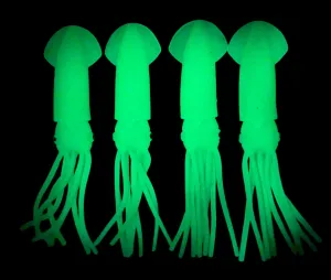23cm Masterpro Pink or Green & Lumo Squid Skirt Lures – Essential for Game Fishing Trolling Teasers (Copy)