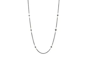 28" BLACK SAPPHIRE CRIVELLI NECKLACE