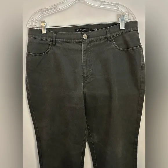 $398 LAFAYETTE 148 NEW YORK Jeans Womens Sz 12 W32” THOMPSON Straight High Rise