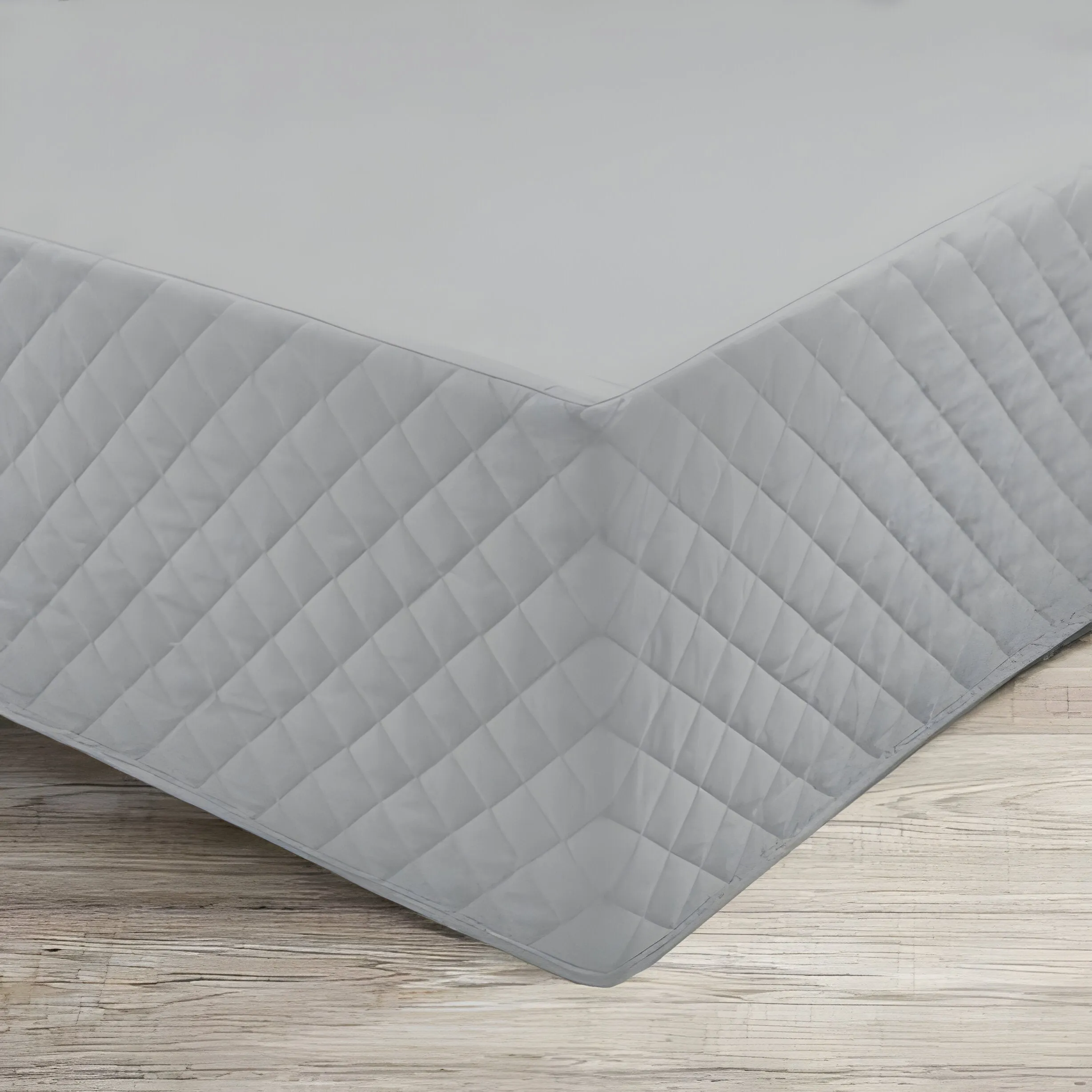 400TC Cotton Diamond Quilted Tailored Bed skirt