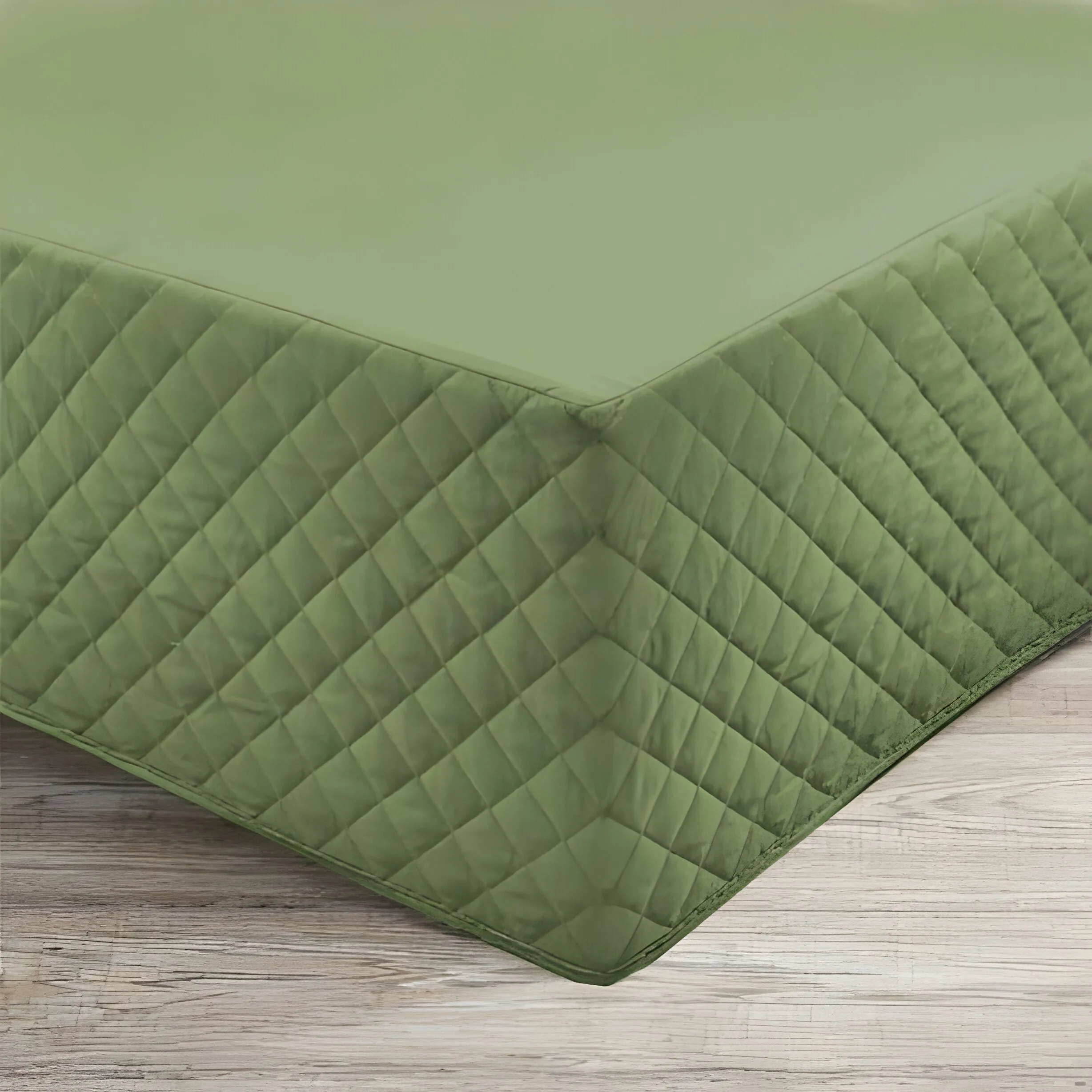 400TC Cotton Diamond Quilted Tailored Bed skirt