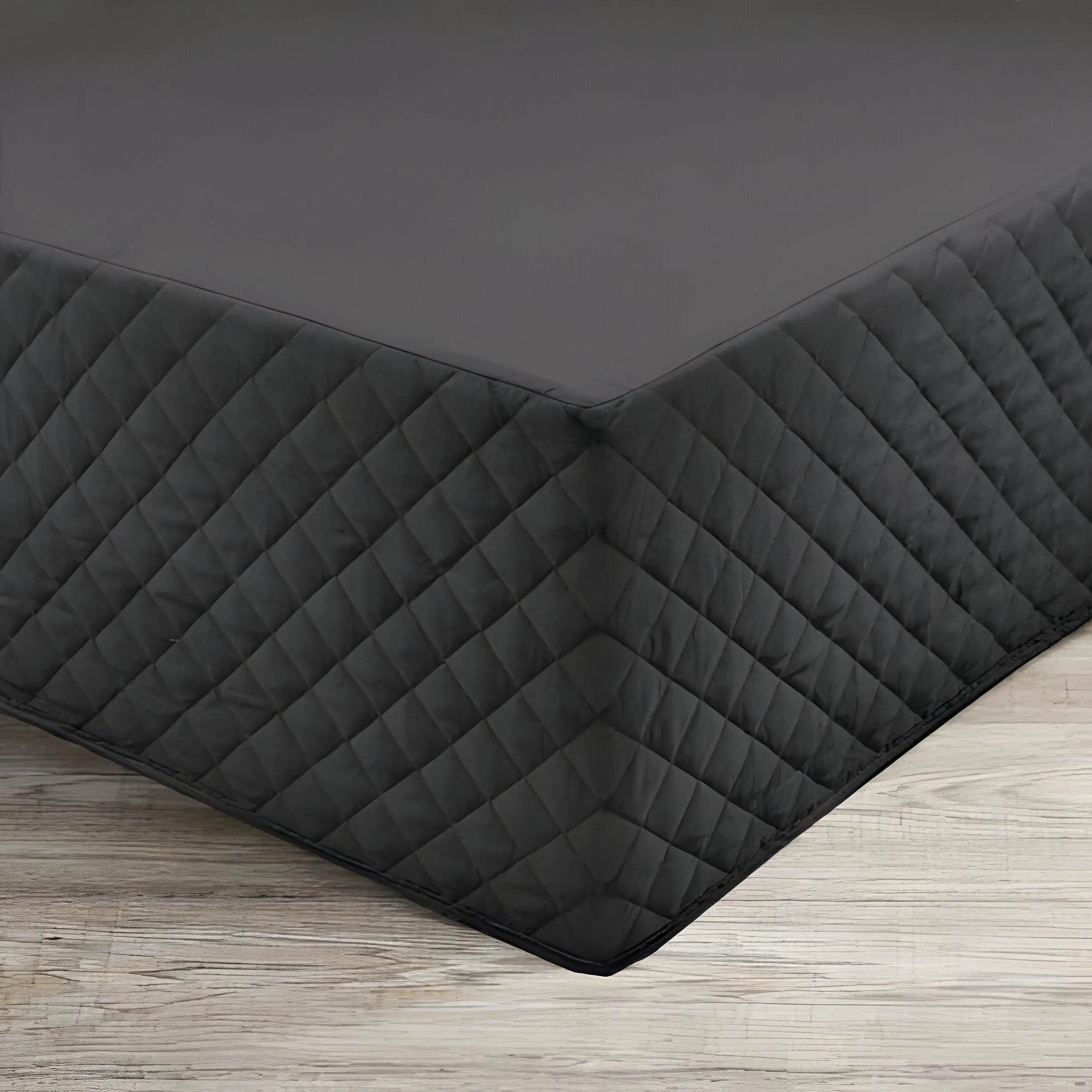 400TC Cotton Diamond Quilted Tailored Bed skirt
