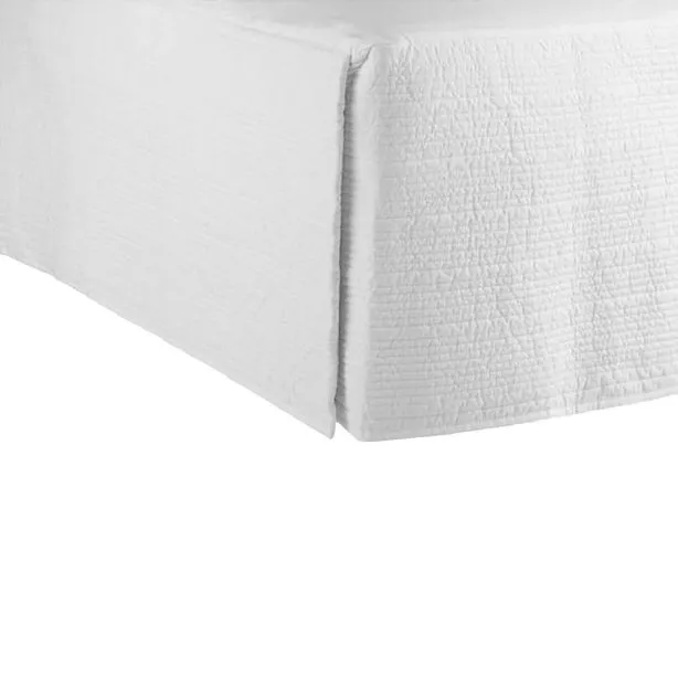 400TC Cotton Horizontal Stitch Quilted Tailored Bed skirt