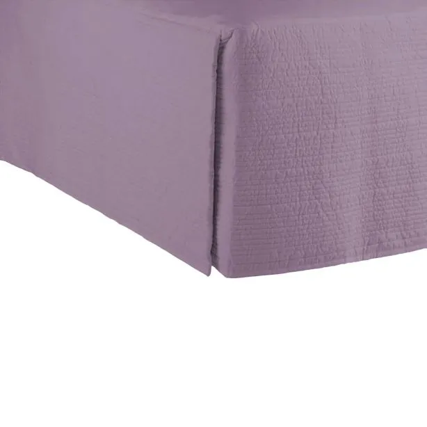 400TC Cotton Horizontal Stitch Quilted Tailored Bed skirt
