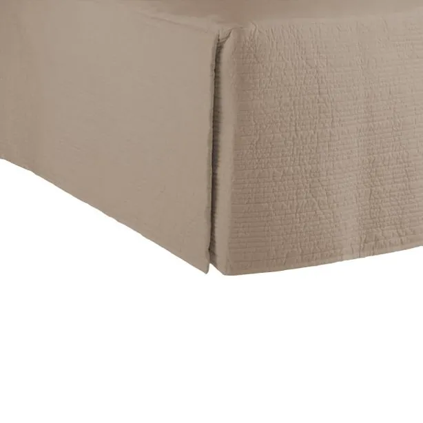 400TC Cotton Horizontal Stitch Quilted Tailored Bed skirt