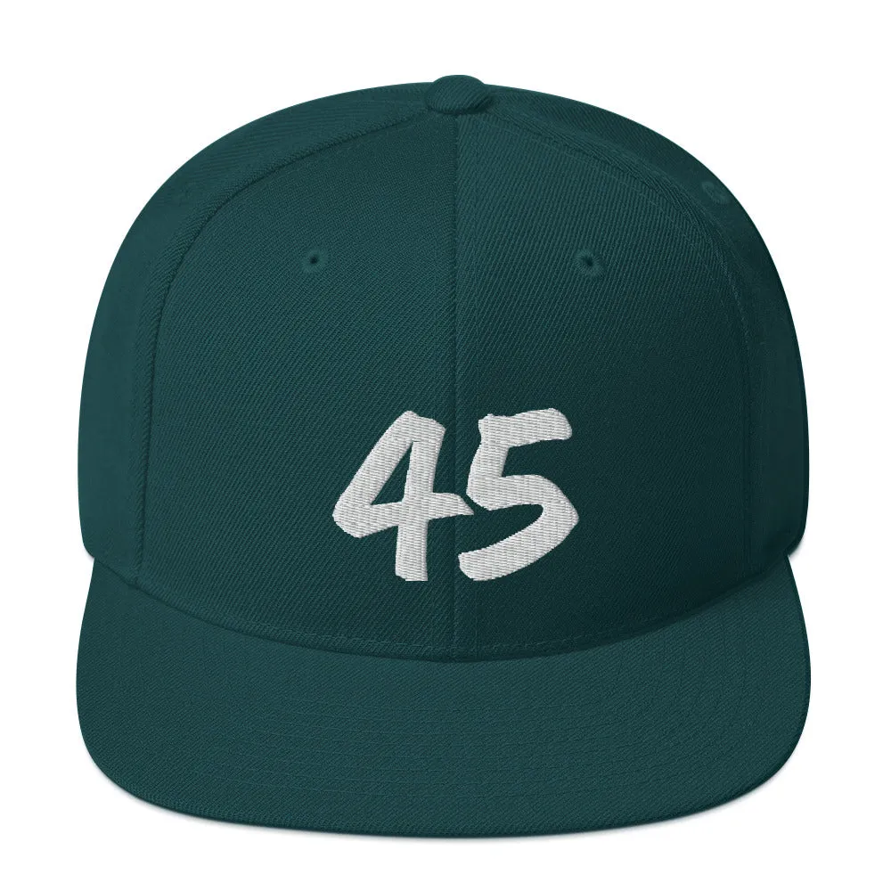 45 Snapback Hat