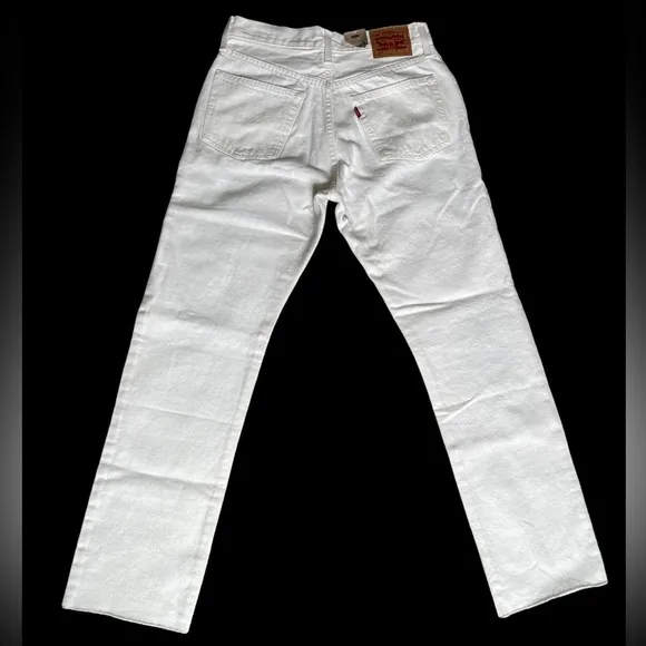 501® Original Fit Jeans | Size 27/30 | High Rise Straight Raw Hem Distressed