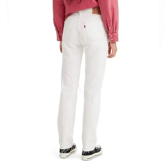501® Original Fit Jeans | Size 27/30 | High Rise Straight Raw Hem Distressed