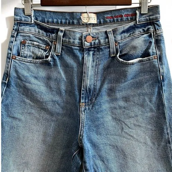 Alice   Olivia Jeans Amazing Double Waist Stretch Jeans Color “Try Me” size 28