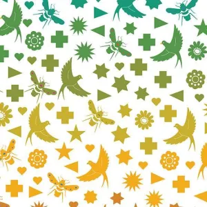 Alison Glass - Art Theory - Seventy Six Bird & Bee - Day
