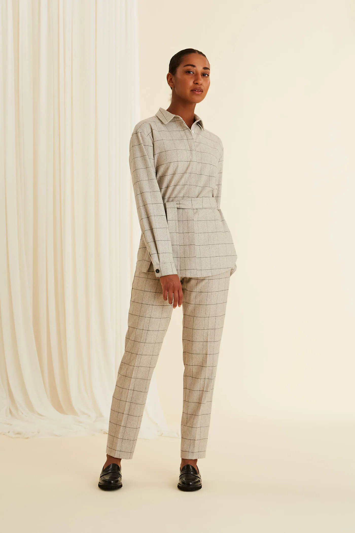 AMALIA Wool Blend Pants