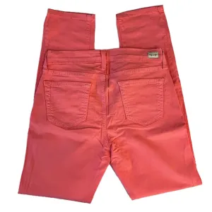 Angry Rabbit Cabana Coral Lightweight Denim 5 Pocket Skinny Jeans Size 25-31 NEW