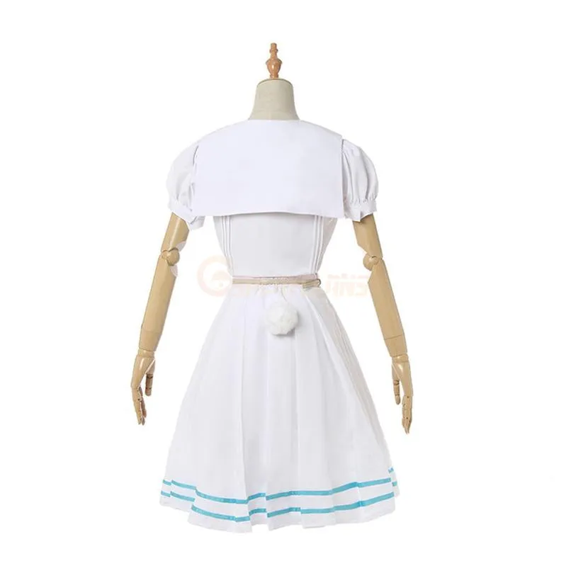 Anime Beastars Haru White Dress Cosplay Costume