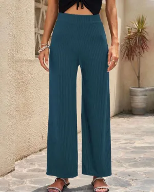 Anna | High Waist Ribbed Pants | Comfort and Style | Stretch Fabric