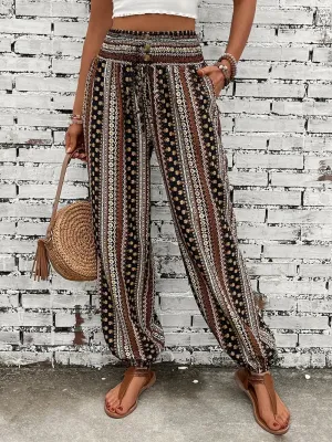Anna | Relaxed Fit Palazzo Trousers | Bohemian Chic | Soft Viscose