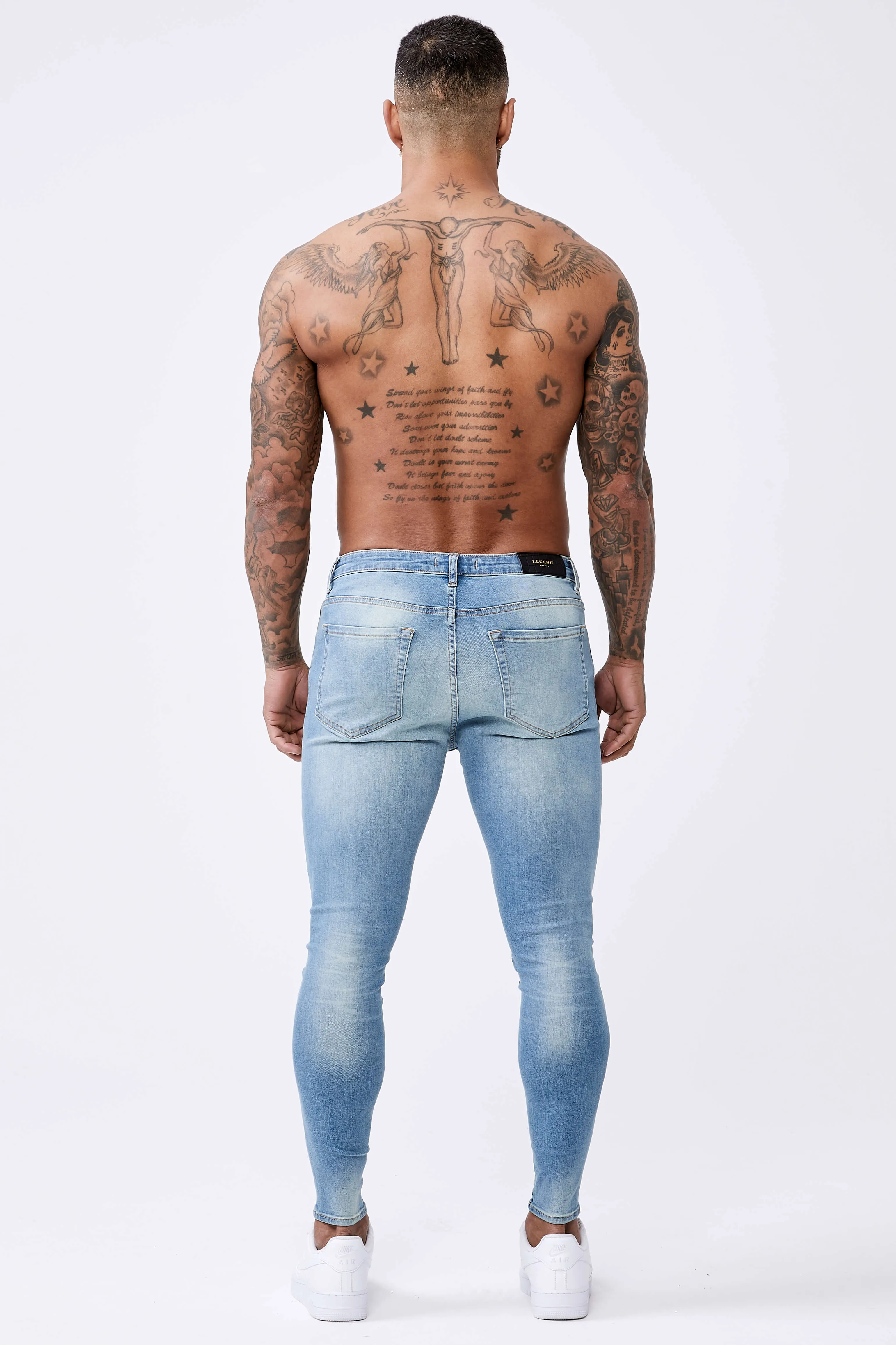 Aqua Blue - Spray-On Jeans