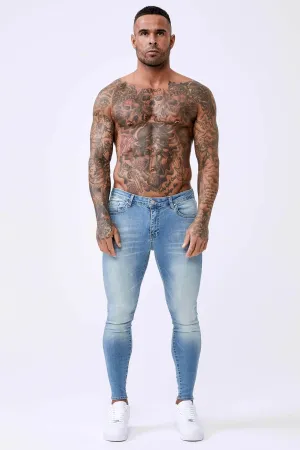Aqua Blue - Spray-On Jeans