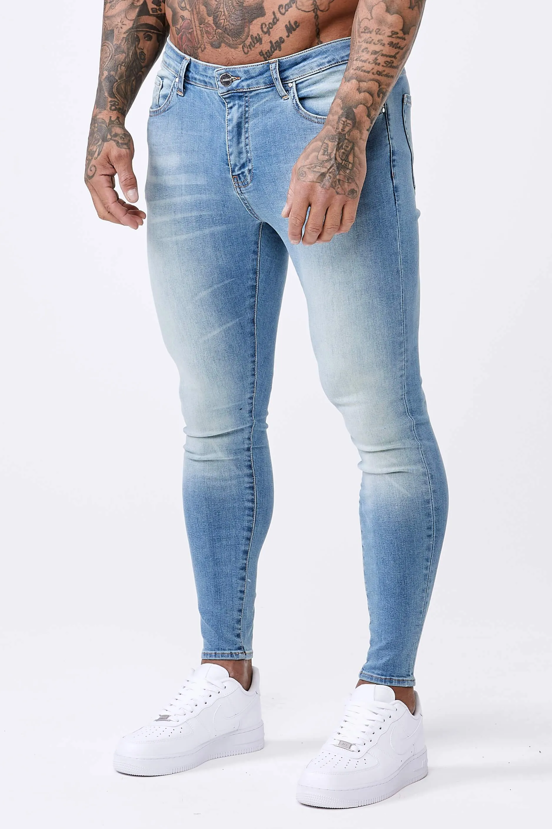 Aqua Blue - Spray-On Jeans