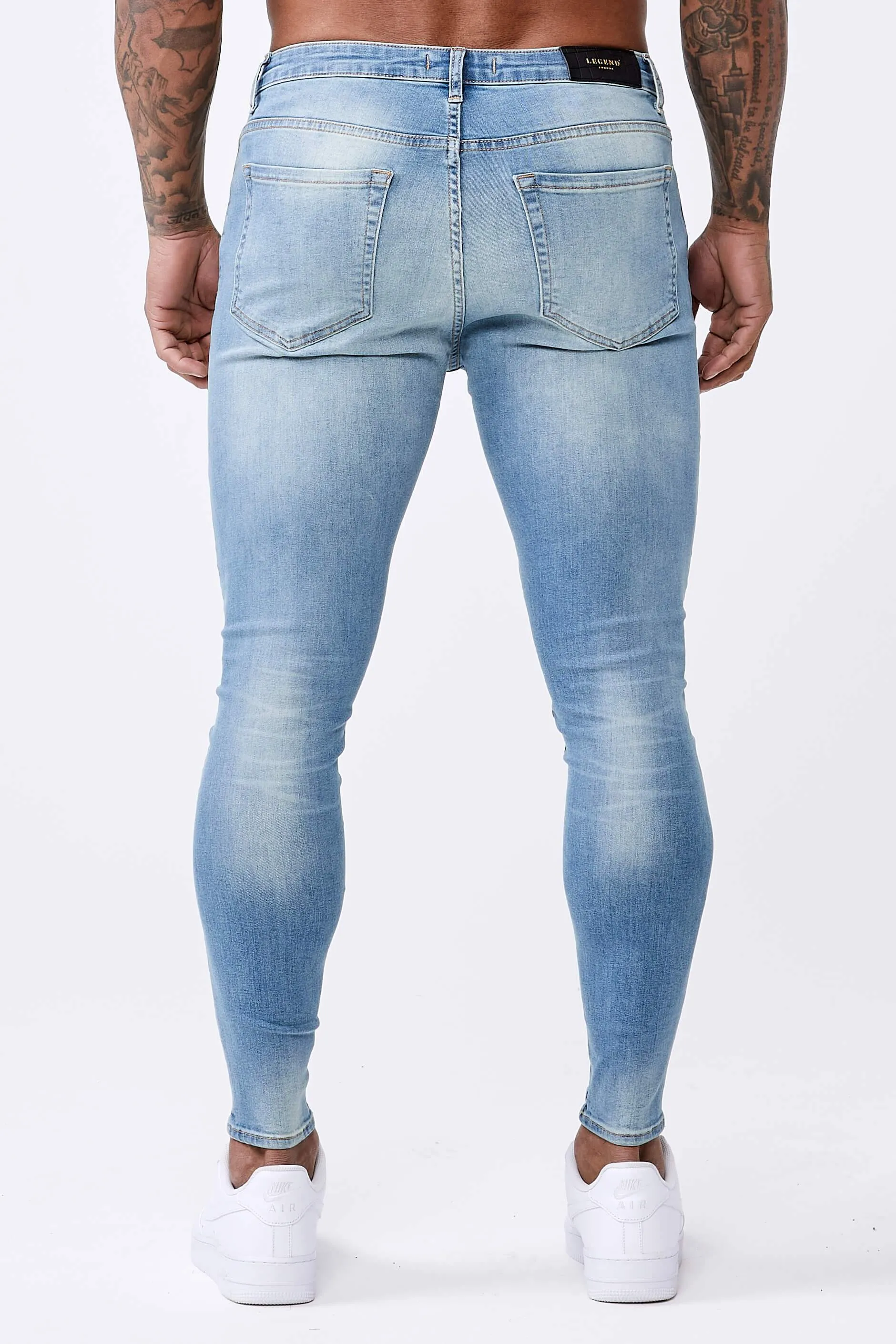 Aqua Blue - Spray-On Jeans