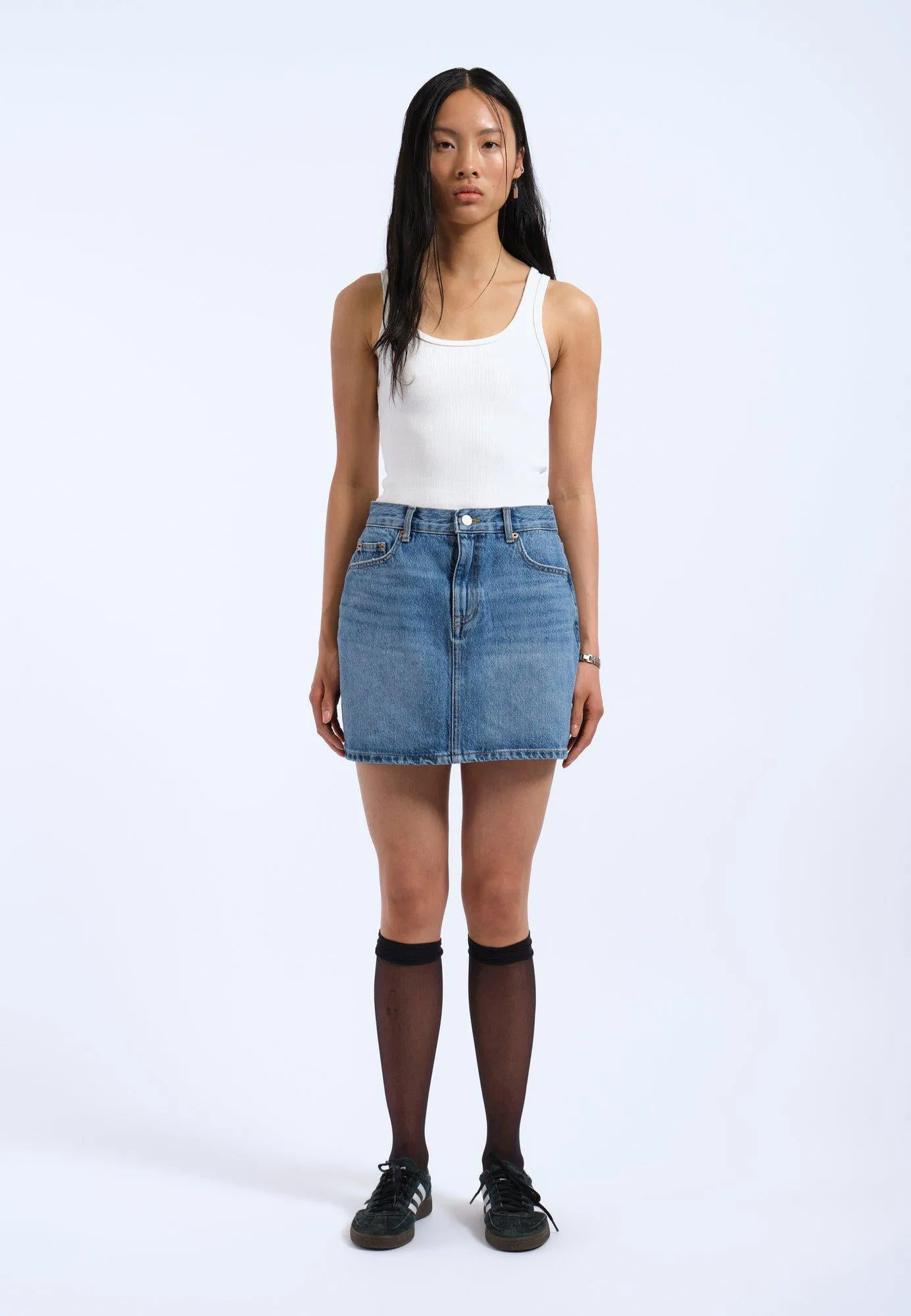 Arch Skirt - Stream Sky Used