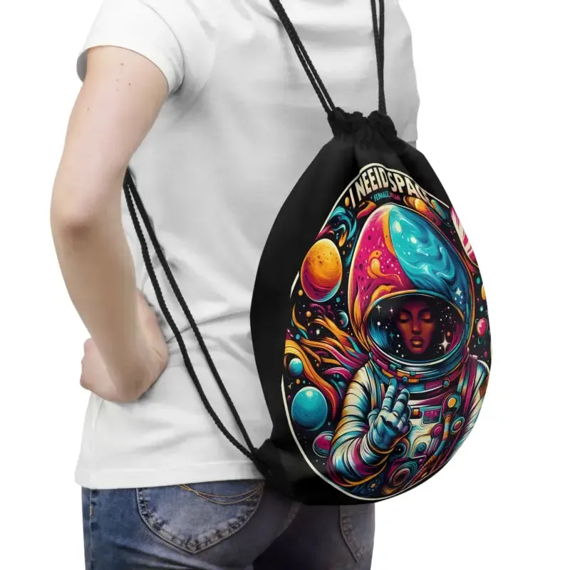 Astronaut Outdoor Drawstring Bag Stellar Style