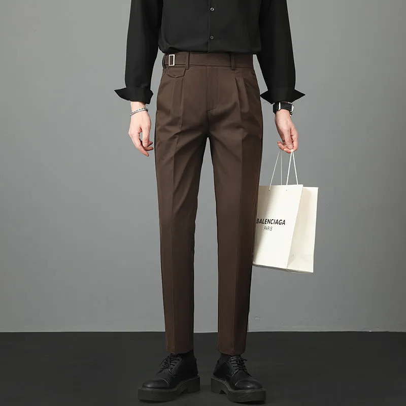 AUTUMN MEN'S SLIM FIT SUIT PANTS – ELEGANT & MODERN STYLE