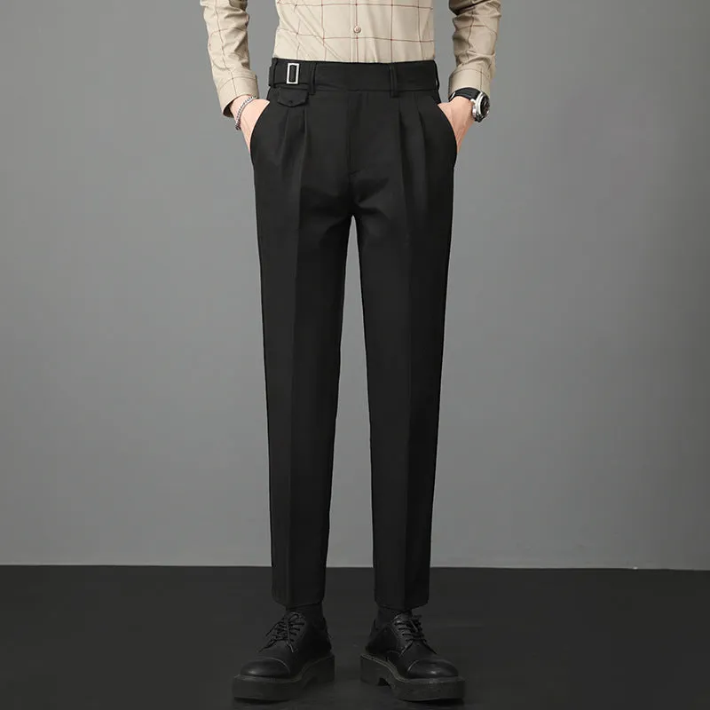 AUTUMN MEN'S SLIM FIT SUIT PANTS – ELEGANT & MODERN STYLE