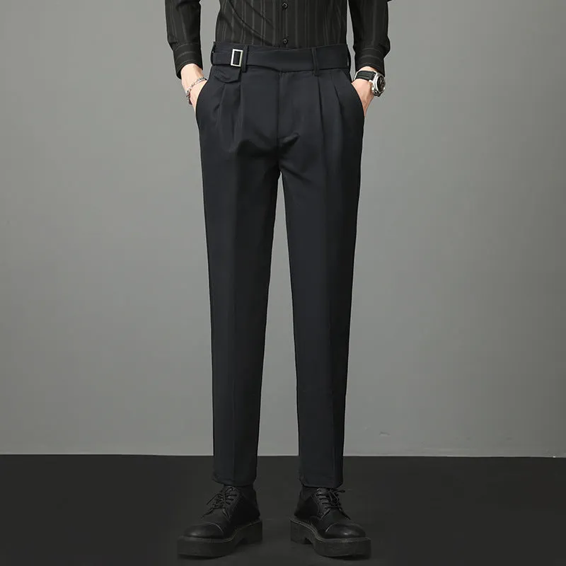 AUTUMN MEN'S SLIM FIT SUIT PANTS – ELEGANT & MODERN STYLE