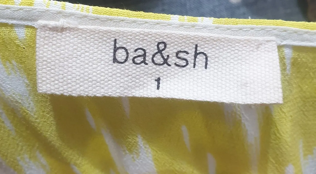 Ba&Sh yellow top size 10