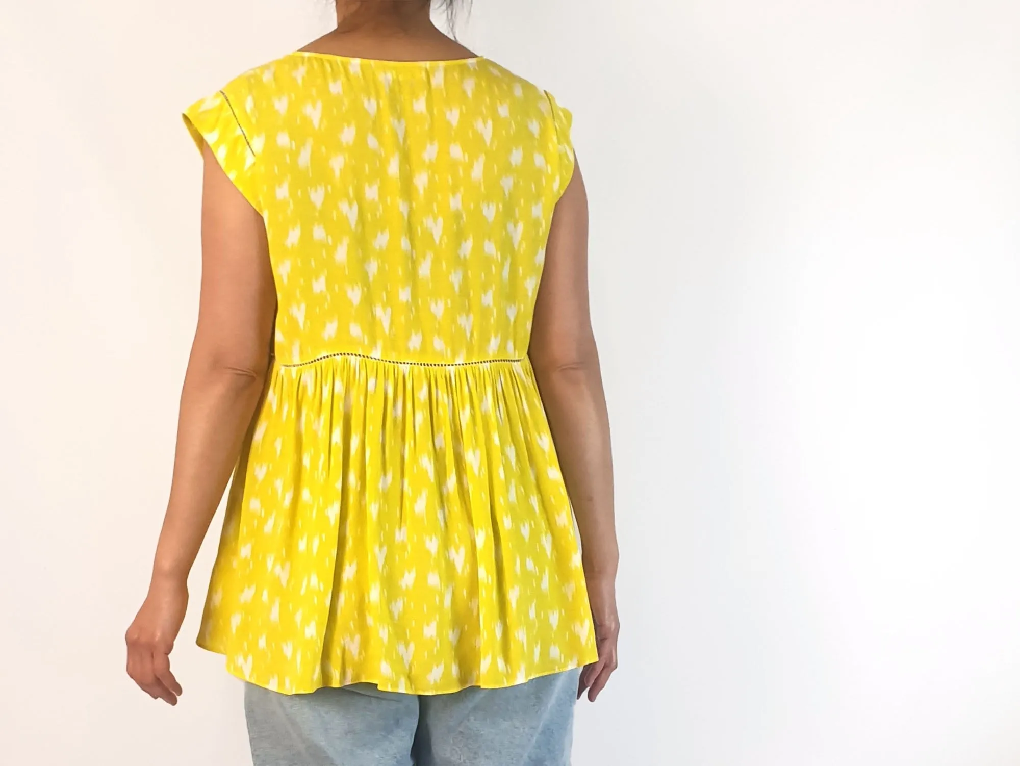 Ba&Sh yellow top size 10