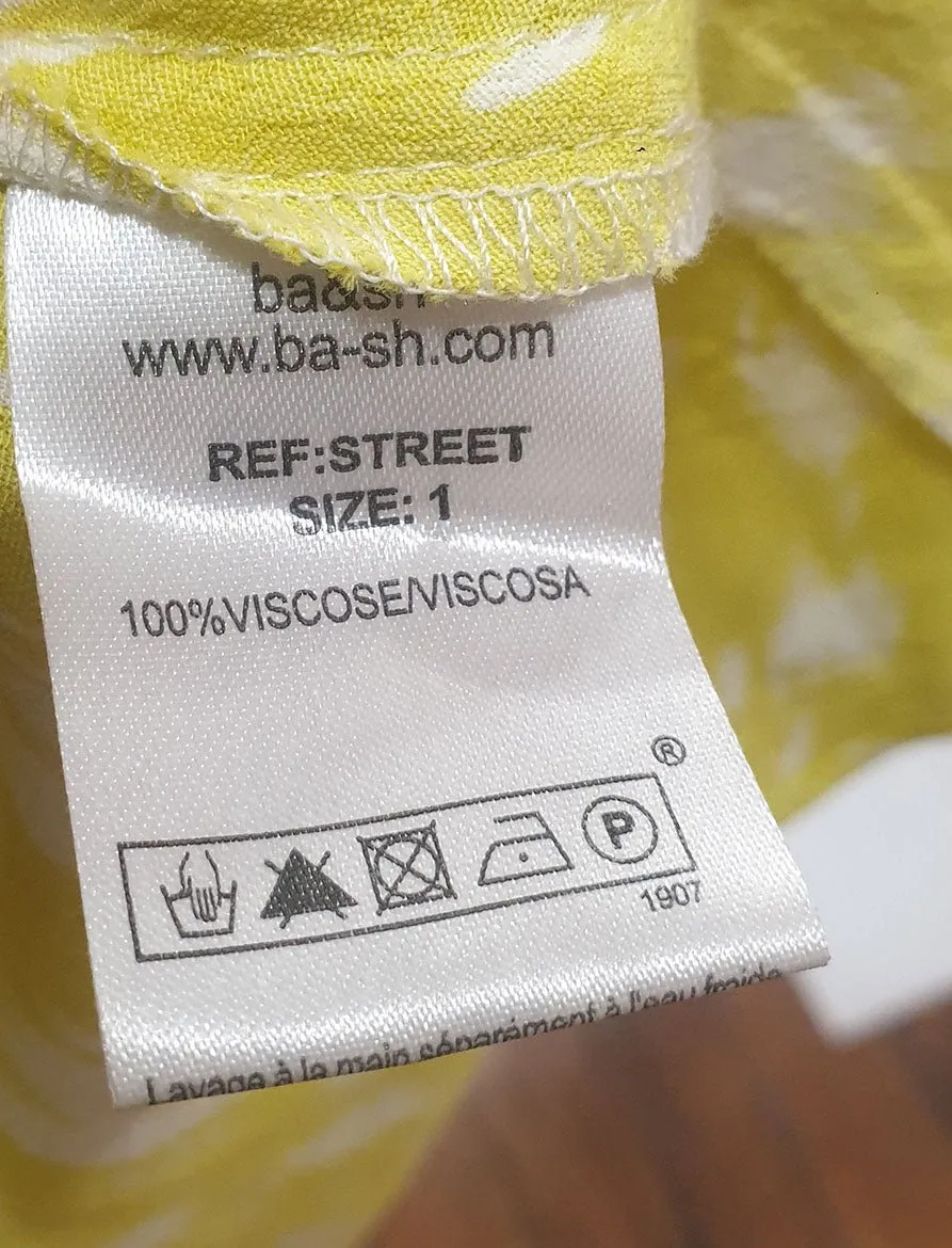 Ba&Sh yellow top size 10