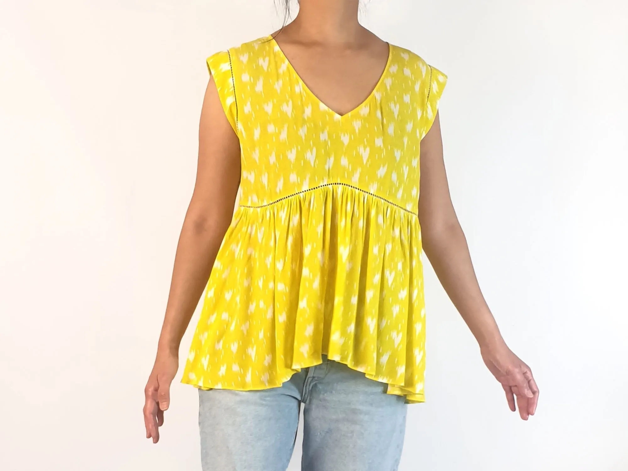 Ba&Sh yellow top size 10