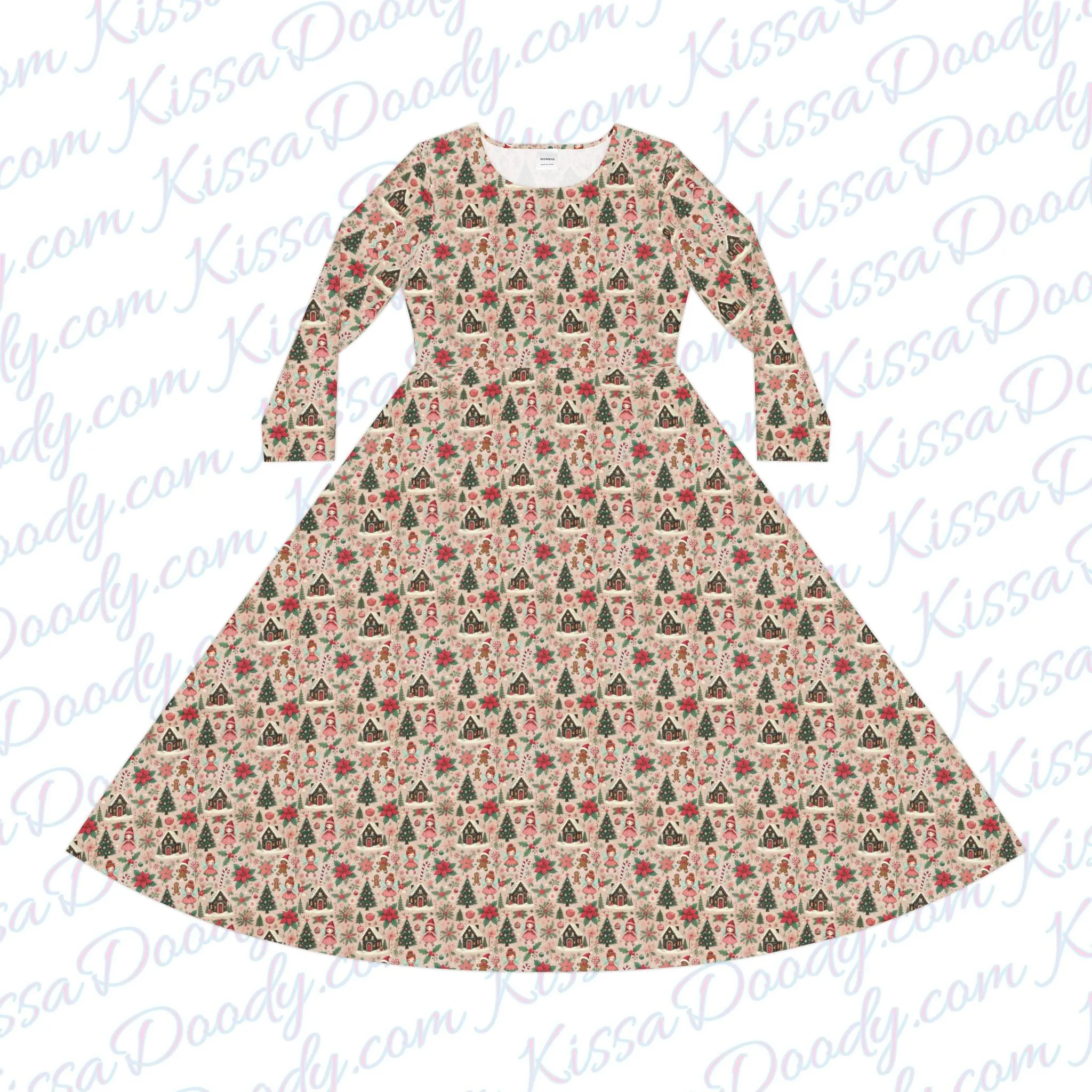 Babes In Fairyland Women's Long Sleeve Dress