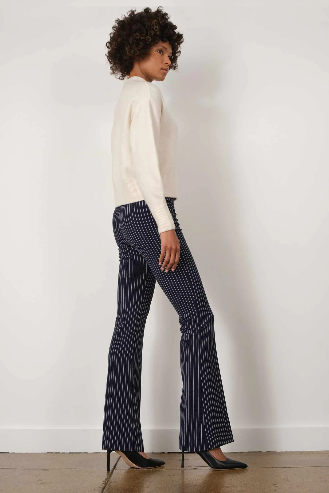 BELLINI Crepe Stripes Navy