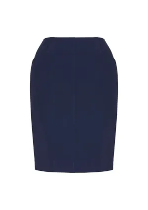 Biz Corporates Womens Bandless Pencil Skirt 20717