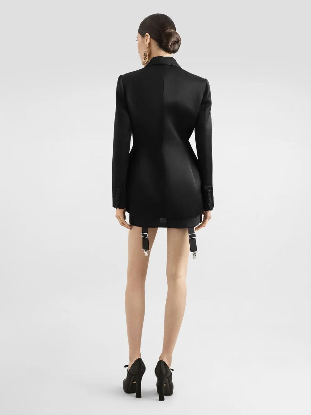 Black Duchess Jacket with Conical Cups