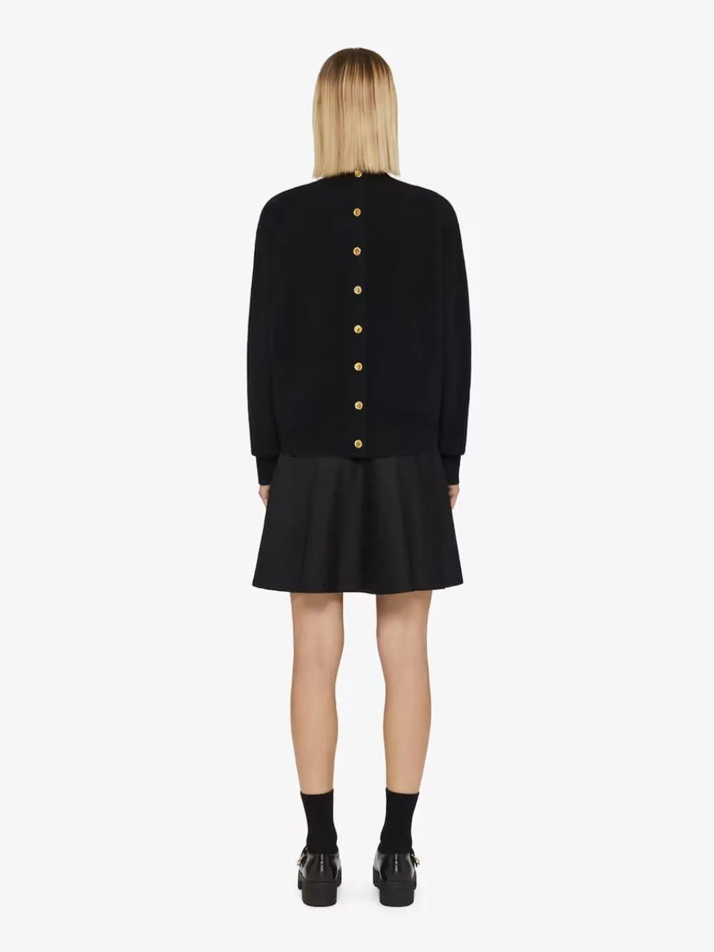 Black Monogram 72 Jacquard Skirt