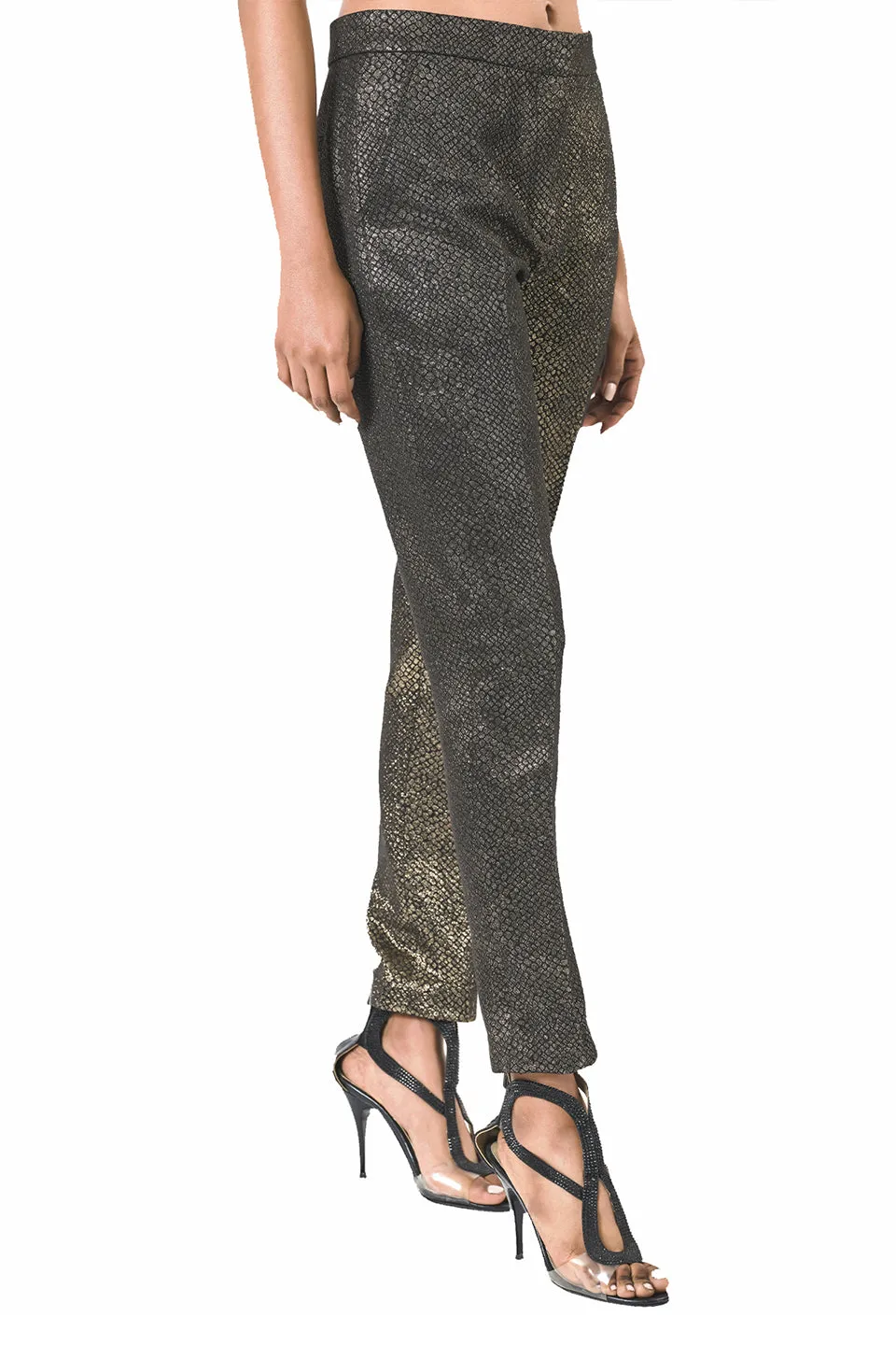 Black tailored fit trousers