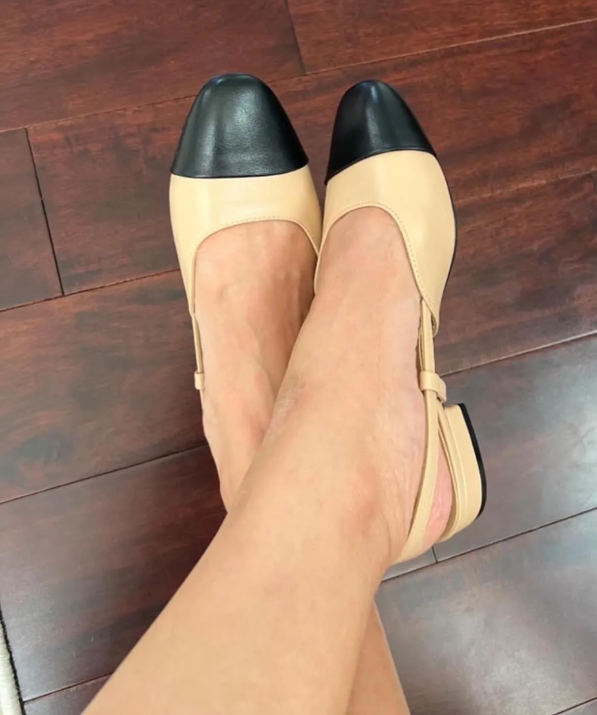 Blair Waldorf Two-Tone Slingback Flats