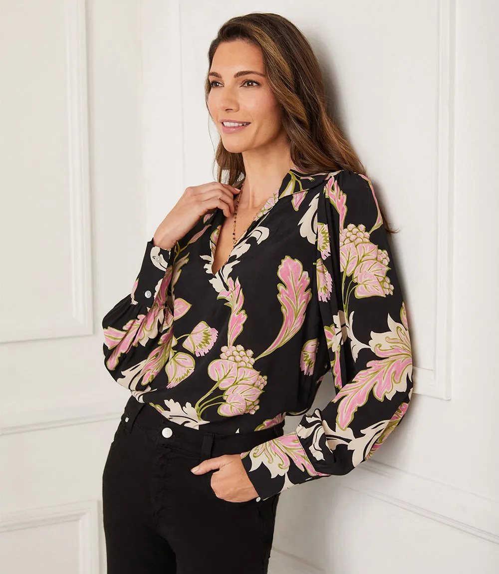 Blouson V-Neck Top