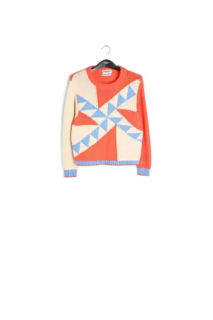 Blow up jacquard sweater