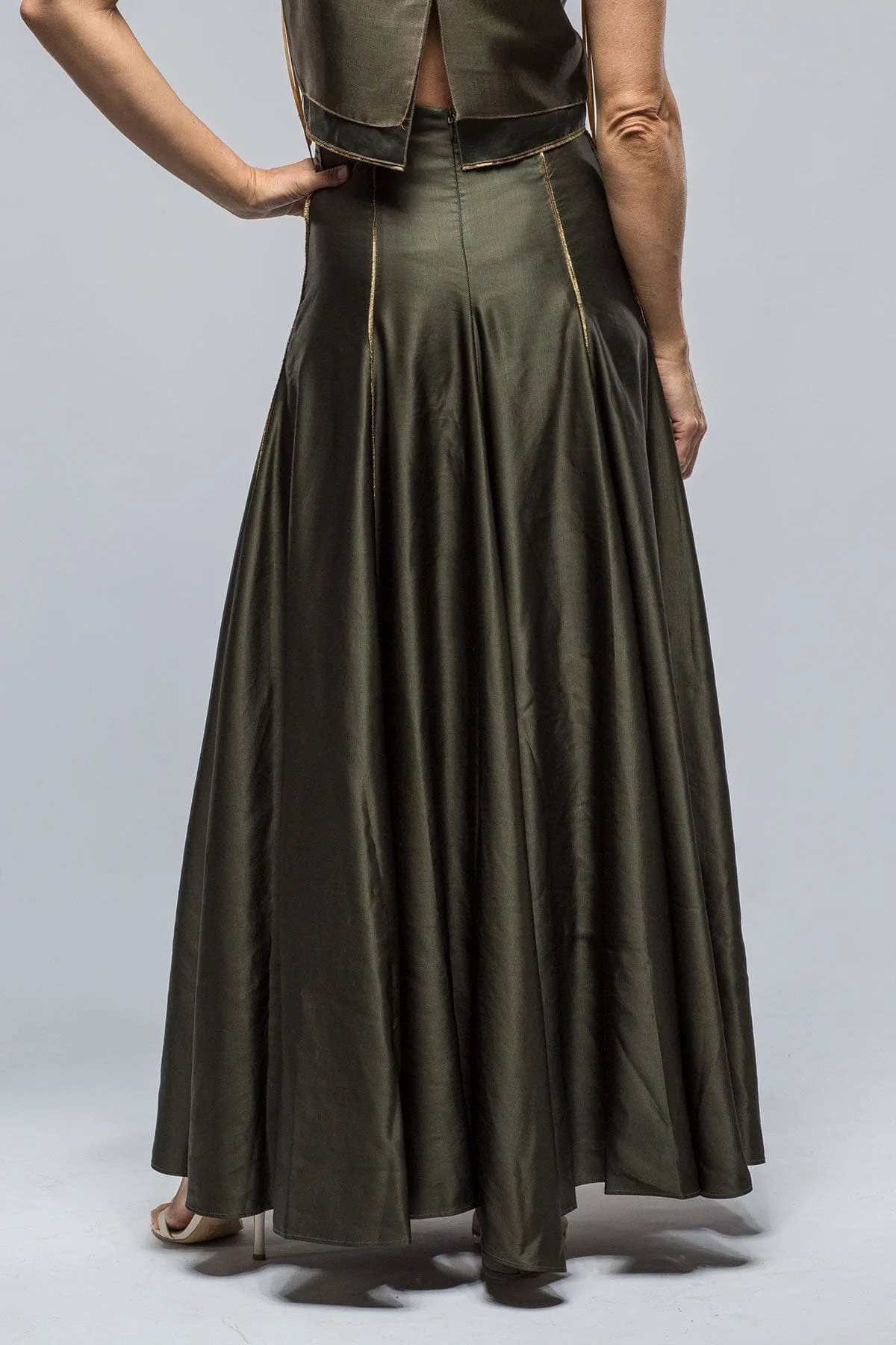 Bolero Skirt In Powin Shine Hunting Green