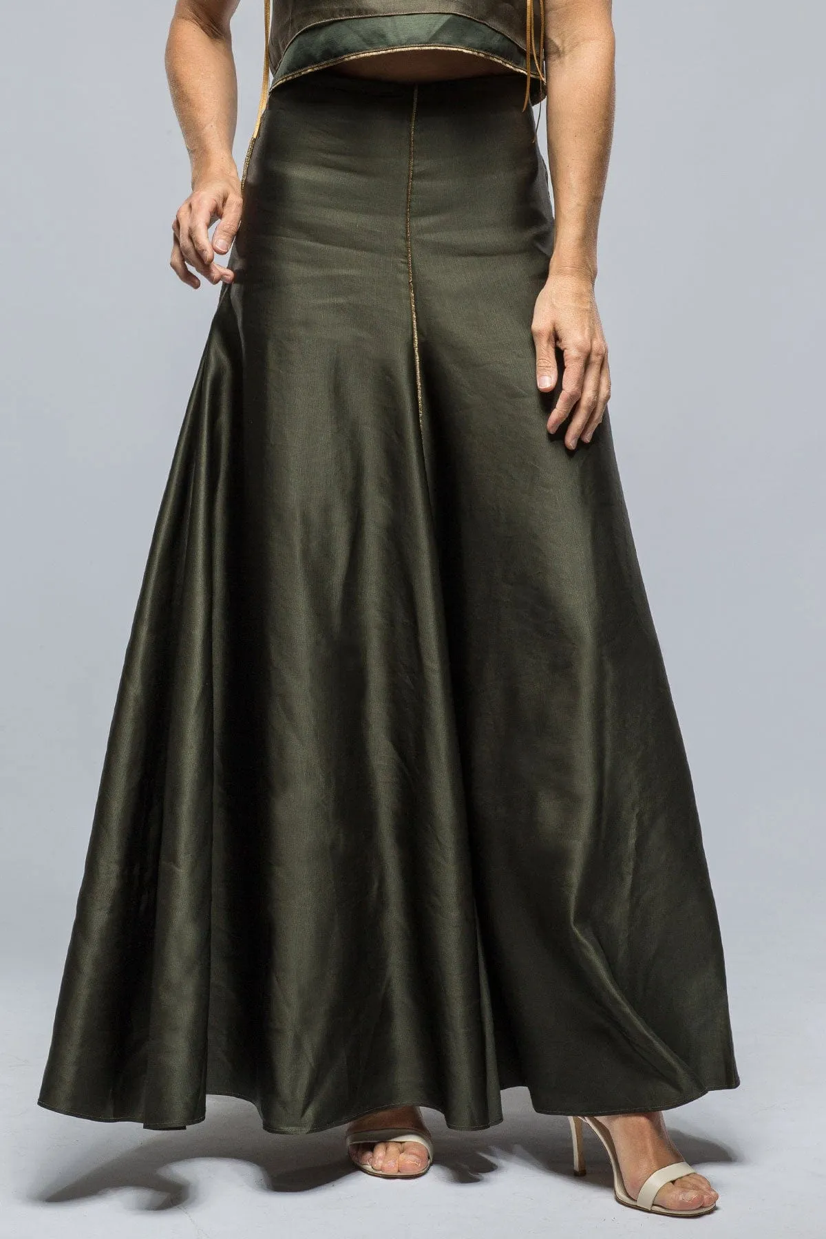 Bolero Skirt In Powin Shine Hunting Green