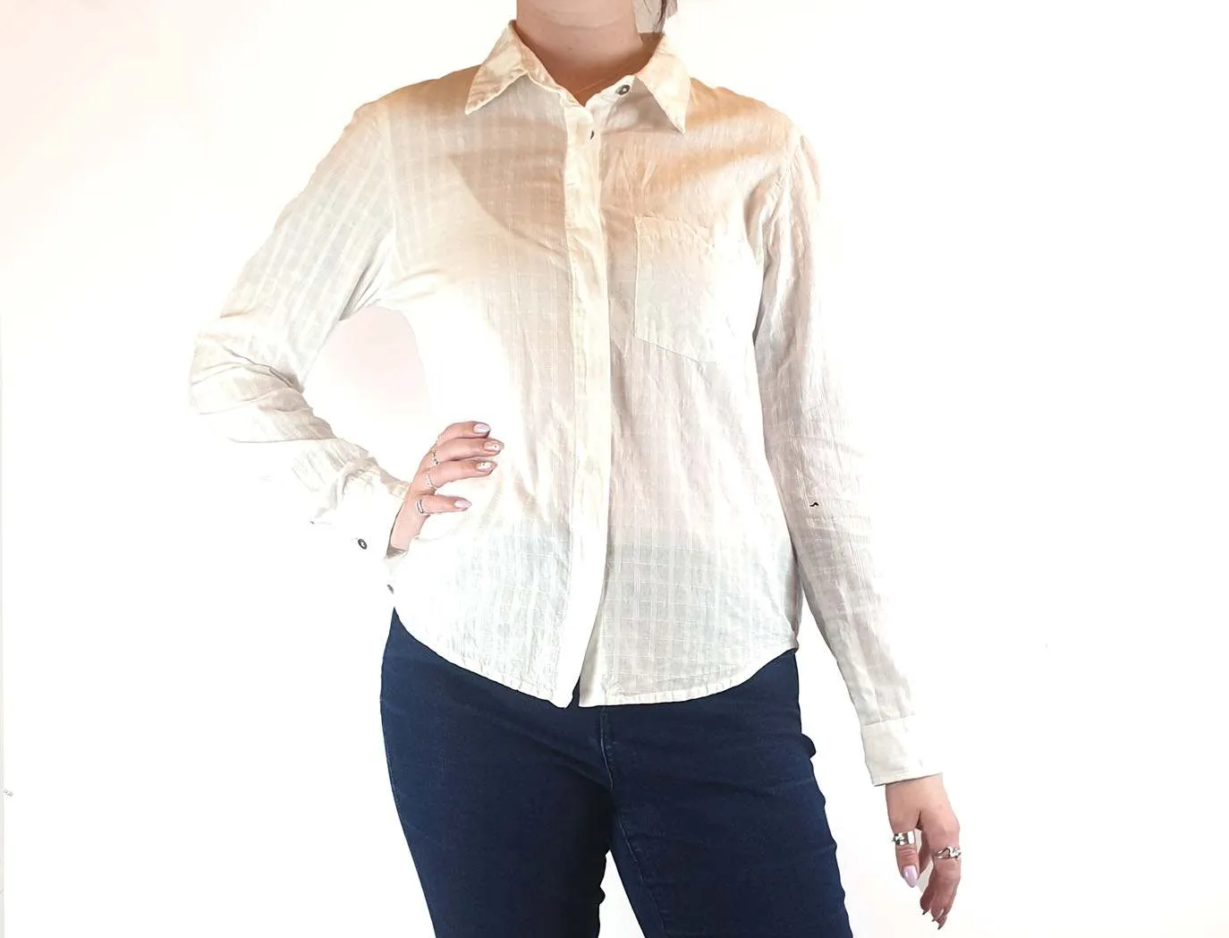 Boom Shankar white shirt best fits 12
