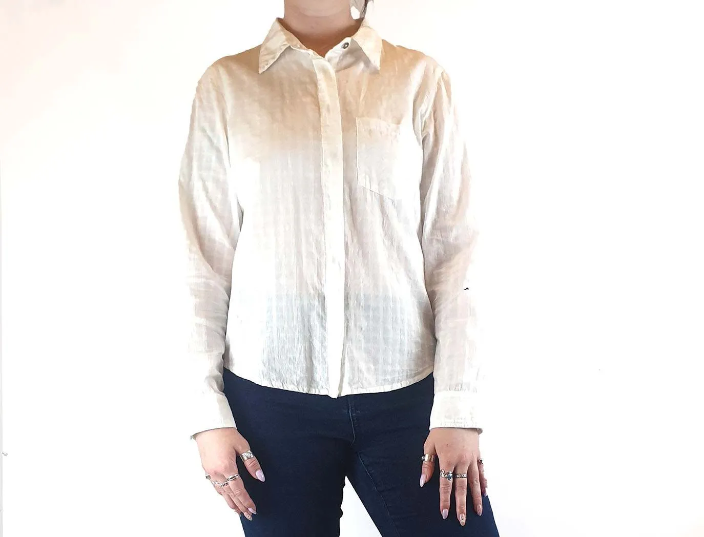Boom Shankar white shirt best fits 12