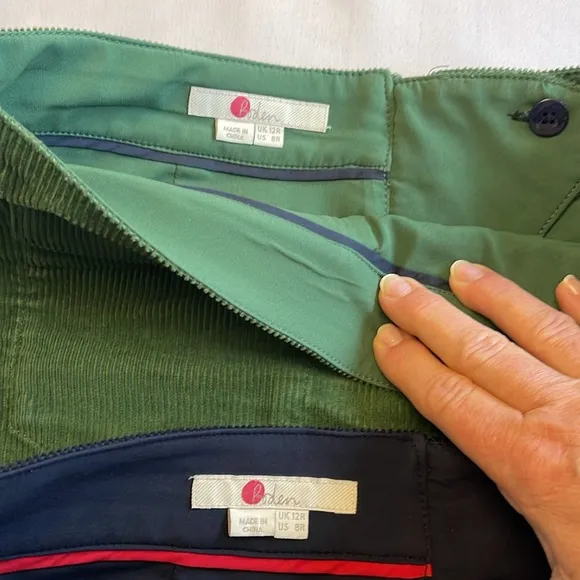 Bundle of 2 Boden Corduroy Skirts