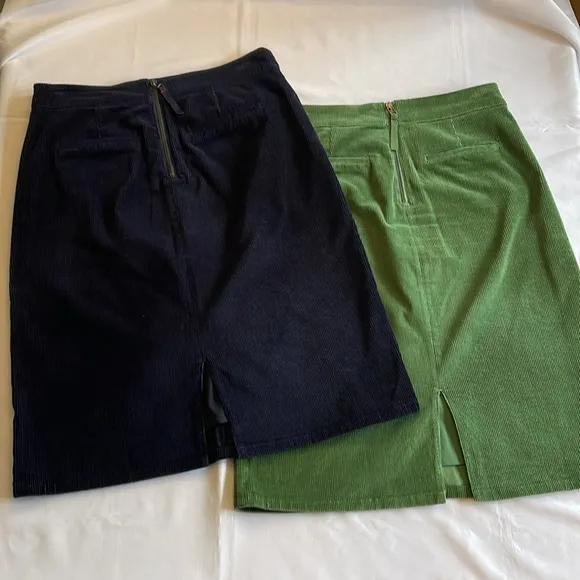 Bundle of 2 Boden Corduroy Skirts